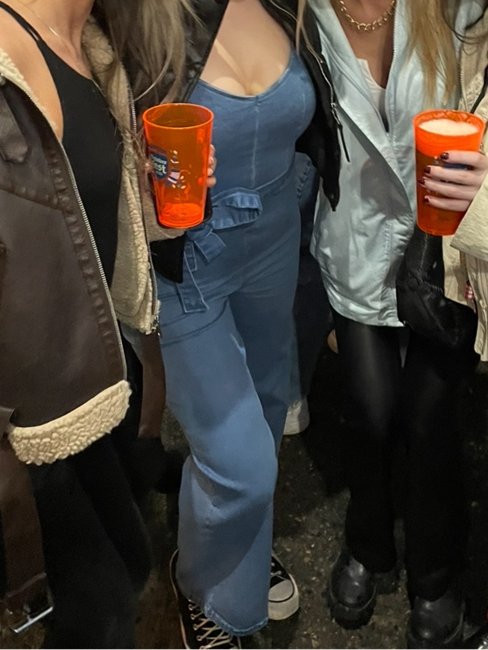 Women’s Jean Jumpsuit - Casual Festival Style